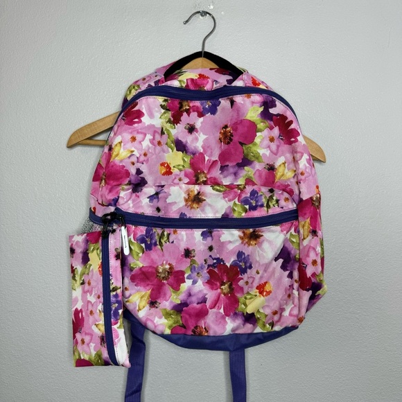 Girls Backpack Allover Floral Print - Picture 3 of 14